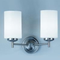 211-355 Decarlo LED 2 Light Wall Light Satin Nickel