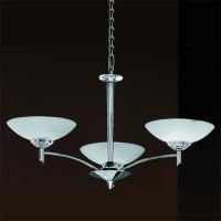 212-370 Flavia LED 3 Light Ceiling Light Polished Chrome