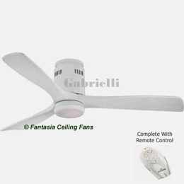 Fantasia 115069 Zeta 52 inch Zeta Low Energy Ceiling Fan Matt White 