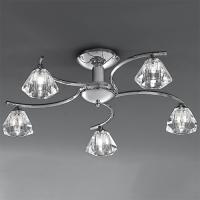 212-4027 Tonoli LED 5 Light Ceiling Light Polished Chrome