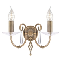 181-4173 Abati LED 2 Light Wall Light Antique Brass