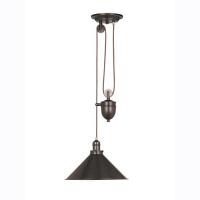 180-4297 Portelli LED Rise and Fall Pendant Light Old Bronze