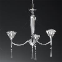 212-4383 Danzi LED 3 Light Ceiling Light Chrome