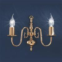 211-468 Daniele LED 2 Light Wall Light Polished Brass