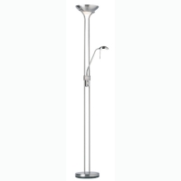 734-4719 Roberta Floor Uplighter Satin Chrome