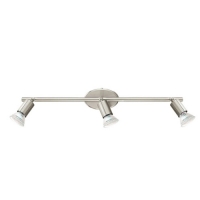 158-5170  LED 3 Light Spotlight Satin Nickel