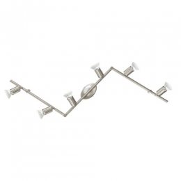 158-5172  LED 6 Light Spotlight Satin Nickel 