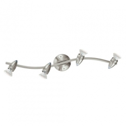 158-5174  LED 4 Light Spotlight Satin Nickel Polished Chrome 