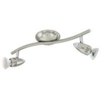 158-5176  LED 2 Light Spotlight Satin Nickel Polished Chrome