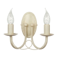 180-5278 Minardi LED 2 Light Wall Light Ivory Gold
