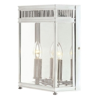 180-5288 Ignazio LED Period Outdoor Wall Lantern Polished Chrome