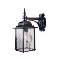 181-5307 Verratti LED Period Outdoor Wall Lantern Black Silver