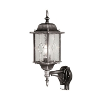 181-5314 Verratti LED Period PIR Outdoor Wall Lantern Black Silver