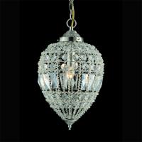 340-6043  LED Large 1 Light Pendant Light Polished Chrome