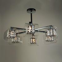 338-6072  LED 6 Light Ceiling Light Polished Chrome