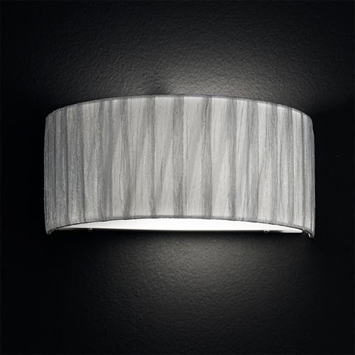 LED Half Wall Light Satin Nickel