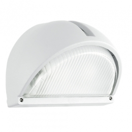 163-6390  LED Outdoor Wall Light White 