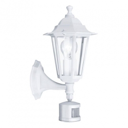 155-6454  LED Outdoor PIR Wall Light White 