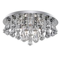 741-6670 Iaconi LED Medium Semi-Flush Ceiling Light Polished Chrome