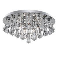 741-6670 Iaconi LED Medium Semi-Flush Ceiling Light Polished Chrome