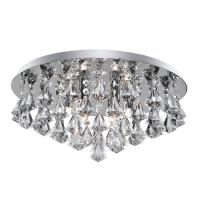 741-6671 Iaconi LED Large Semi-Flush Ceiling Light Polished Chrome