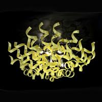 499-6769  LED Designer Modern Ceiling Light Glass and Polished Chrome