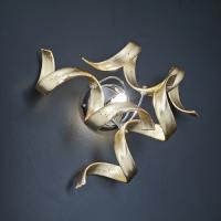 499-6774  LED Designer Modern Wall or Ceiling Light Glass and Polished Chrome