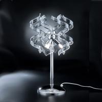 499-6777  LED Designer Modern Table Lamp Polished Chrome