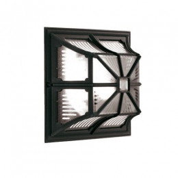 180-6988 Chimenti LED Outdoor Flush Ceiling or Wall Light Black 