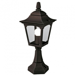 180-6991 Chimenti LED Outdoor Pedestal Lantern Black 