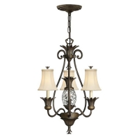 186-7102 Pisani LED 4 Light Ceiling Light Pearl Bronze Finish