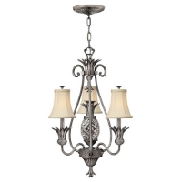 186-7109 Pisani LED 4 Light Ceiling Light Polished Antique Nickel Finish