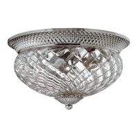 186-7112 Pisani LED Flush Ceiling Light Polished Antique Nickel Finish