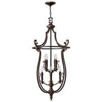 186-7124 Pivetti LED 8 Light Unglazed Lantern Old Bronze Finish