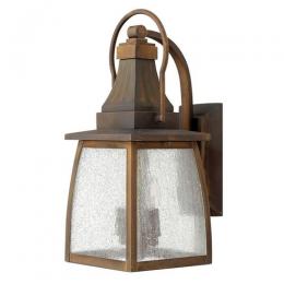 186-7140 Mondini LED Outdoor Medium Wall Lantern Sienna Brown Finish 