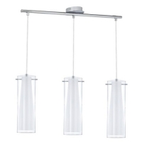 158-7512  LED 3 Light Pendant Ceiling Light Polished Chrome