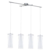 158-7513  LED 4 Light Pendant Ceiling Light Polished Chrome