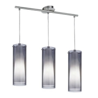 158-7541  LED 3 Light Pendant Ceiling Light Satin Nickel