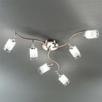 212-7861 Carlucci LED 6 Light Ceiling Light Satin Bronze