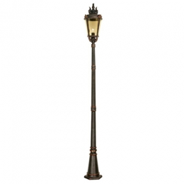 180-8080 Barilla LED Outdoor Lamp Post Weathered Bronze Patina 