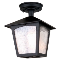 180-8090 Votto LED Outdoor Soffit Lantern Black