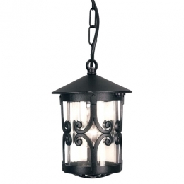 180-8098 Herin LED Outdoor Soffit Lantern Black 