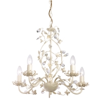 733-8170 Luisi LED 5 Light Ceiling Light Cream Gold