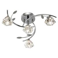 741-8867 Sidoti LED 4 Light Ceiling Light Polished Chrome