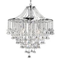 741-9008 Donatella LED 5 Light Ceiling Light Polished Chrome