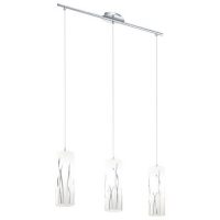 158-9091  LED 3 Light Pendant Ceiling Light Polished Chrome