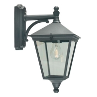 182-9152 Turchetta LED Outdoor Period Wall Lantern Black