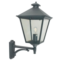 182-9153 Turchetta Grande LED Outdoor Period Wall Lantern Black