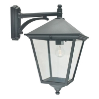 182-9160 Turchetta Grande LED Outdoor Period Wall Lantern Black