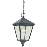 182-9193 Turchetta LED Outdoor Period Soffit Hanging Lantern Black